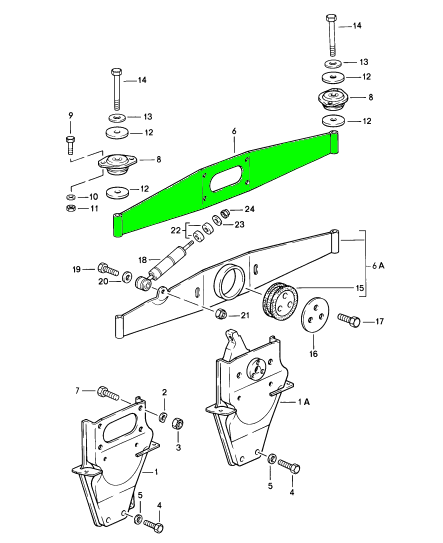 Engine Mount Bracket - Porsche 911 (65-89)