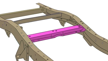 73-80 Chevy C/K10 Center Frame Crossmember