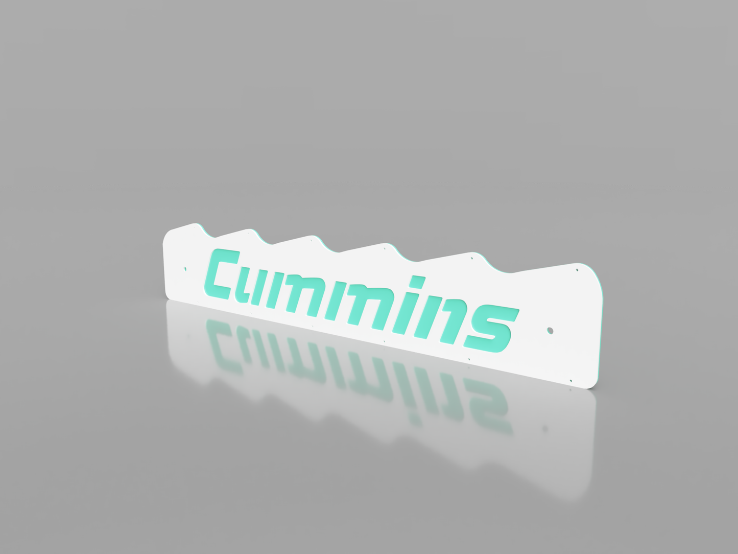 1989-1998 -12v Cummins Valve Cover - Cummins text 2 - Dodge Ram