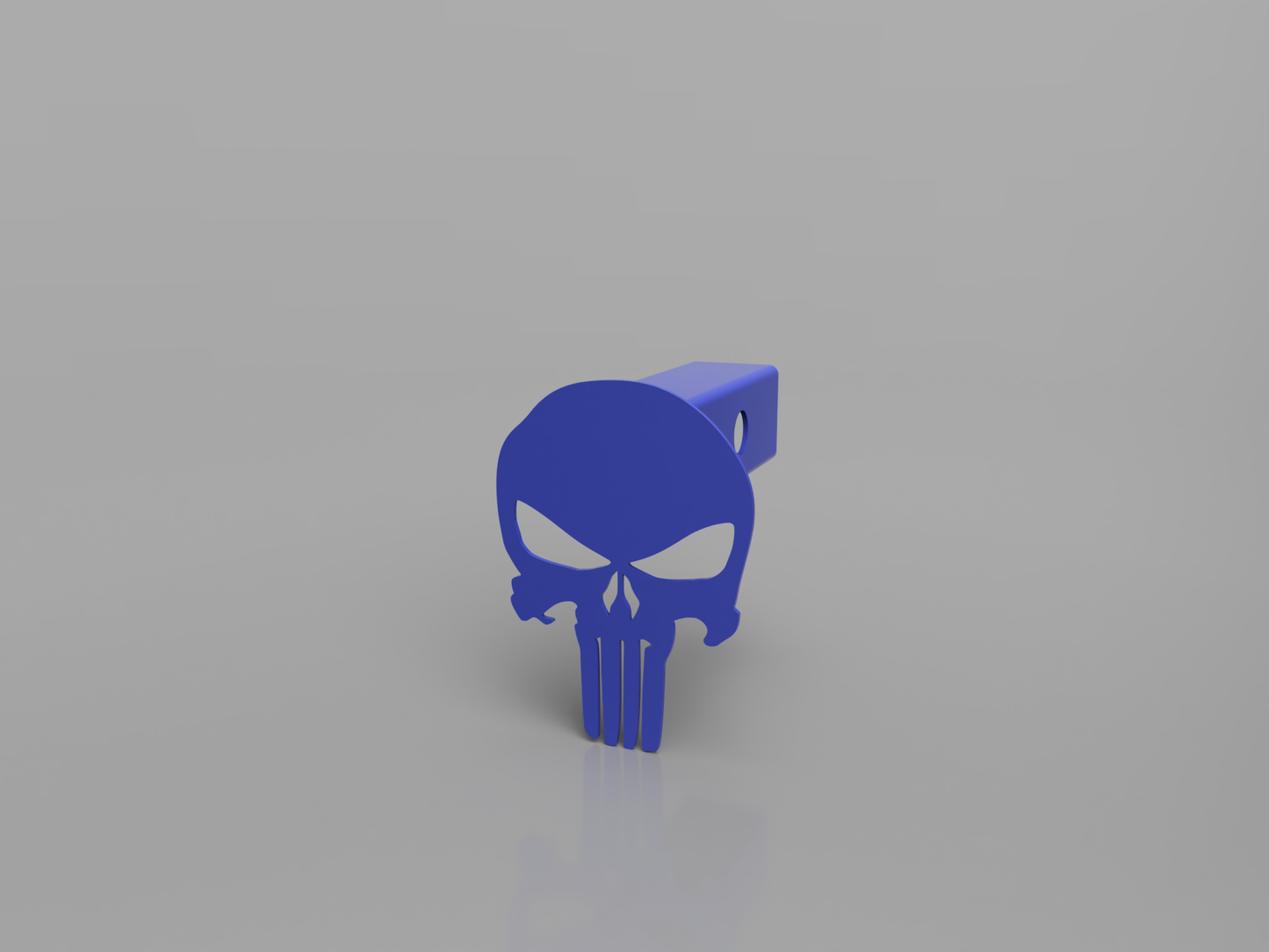 Punisher Hitch Cover 1 Layer | 2" Receiver | Raw or Powder Coated