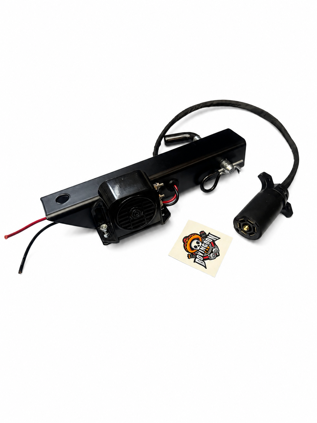 Heavy Duty Hitch Mounted Flag, Backup Alarm/Beeper
