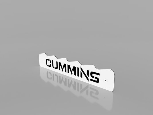 1989-1998 -12v Cummins Valve Cover - Cummins Text 1 - Dodge Ram