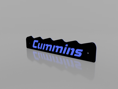 1989-1998 -12v Cummins Valve Cover - Cummins text 2 - Dodge Ram