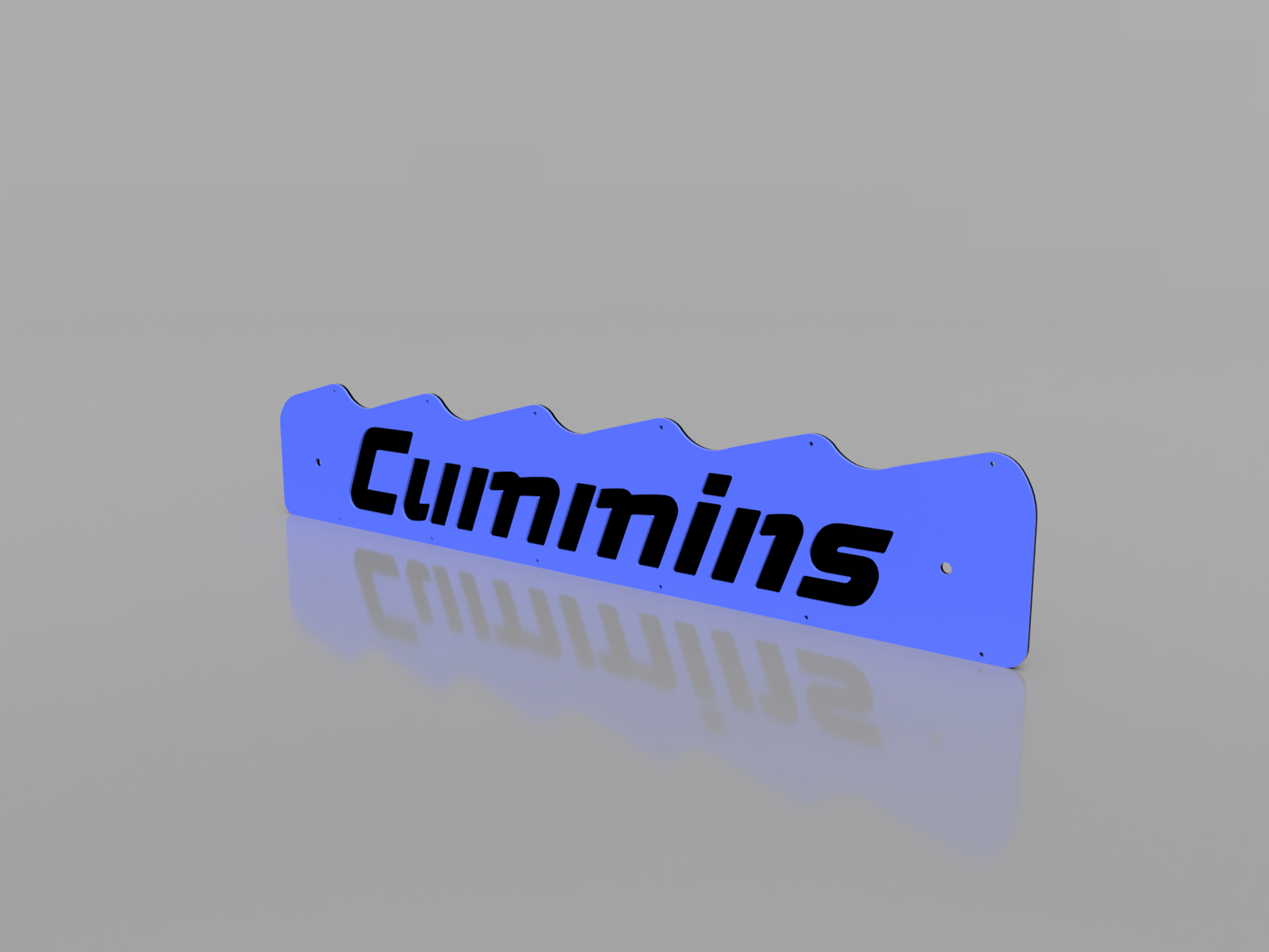 1989-1998 -12v Cummins Valve Cover - Cummins text 2 - Dodge Ram