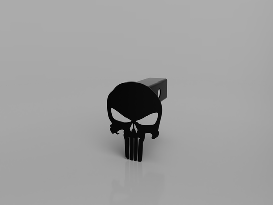 Punisher Hitch Cover 1 Layer | 2" Receiver | Raw or Powder Coated
