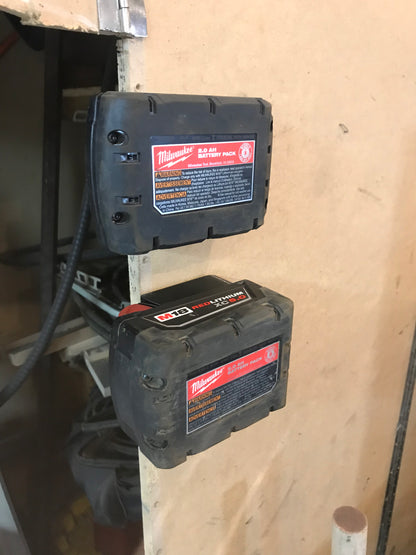 Milwaukee M18 battery mount